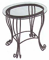 Standing table wrought iron