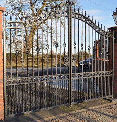 fence gates wrought iron 