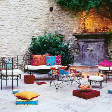 Interior Design Decorated Lounge Garden Furniture Garden