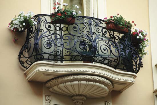 Wrought, iron, stair, balcony, raillings, metal, railings, miami, californie, Los, angeles, Maker