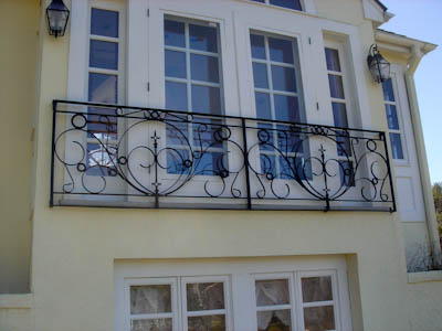 Wrought, iron, stair, balcony, raillings, metal, railings, miami, californie, Los, angeles, Maker