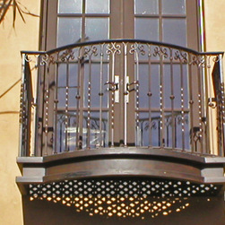 Wrought, iron, stair, balcony, raillings, metal, railings, miami, californie, Los, angeles, Maker