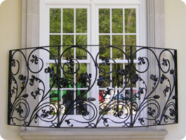 Wrought, iron, stair, balcony, raillings, metal, railings, miami, californie, Los, angeles, Maker