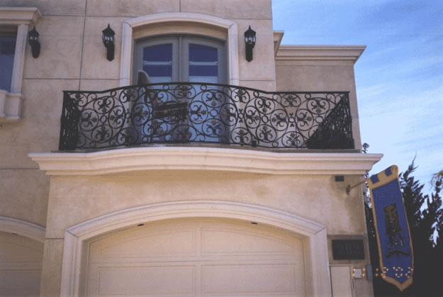 Wrought, iron, stair, balcony, raillings, metal, railings, miami, californie, Los, angeles, Maker