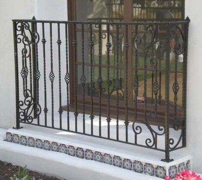 Wrought, iron, stair, balcony, raillings, metal, railings, miami, californie, Los, angeles, Maker