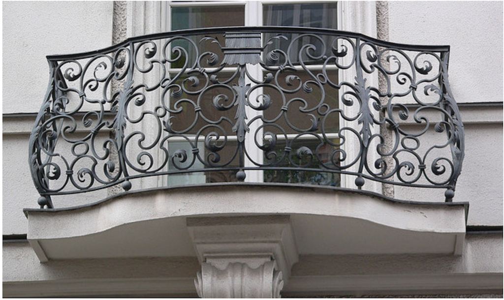 Wrought, iron, stair, balcony, raillings, metal, railings, miami, californie, Los, angeles, Maker