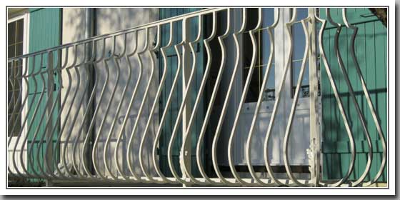 Wrought, iron, stair, balcony, raillings, metal, railings, miami, californie, Los, angeles, Maker