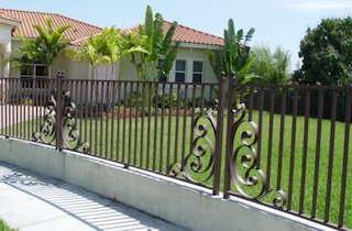 Wrought, iron, fence, miami, californie, Los angeles, Maker