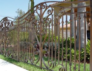 Wrought, iron, fence, miami, californie, Los angeles, Maker