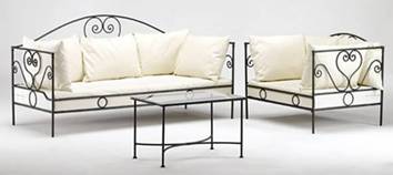 Maker, Wrought, iron, pool, chair, garden, furniture, shelters, miami, californie, Los angeles, shop, store,