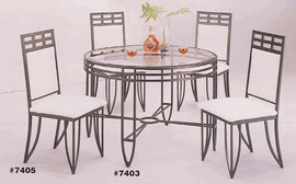 Maker, Wrought, iron ,dinner, table, chair, miami, californie, Los angeles, shop, store,