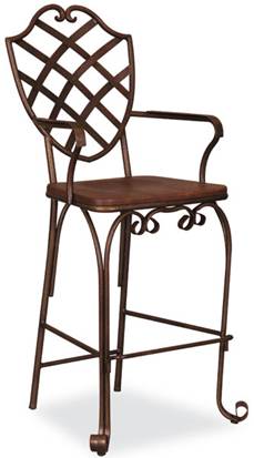 Maker, Wrought, iron ,bar stool, miami, californie, Los angeles, shop, store,