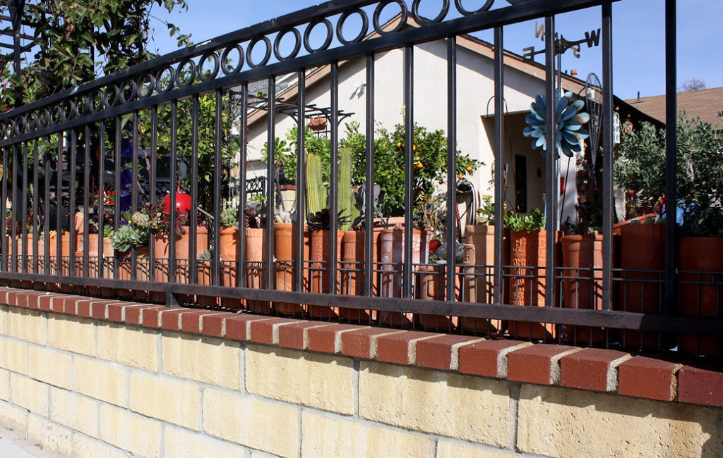 Grille, clôture, en, fer, forgé, extérieur, jardin, villa, maison, pas, cher, fabricant, Maroc, Marrakech