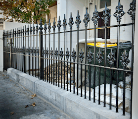 Grille, clôture, en, fer, forgé, extérieur, jardin, villa, maison, pas, cher, fabricant, Maroc, Marrakech