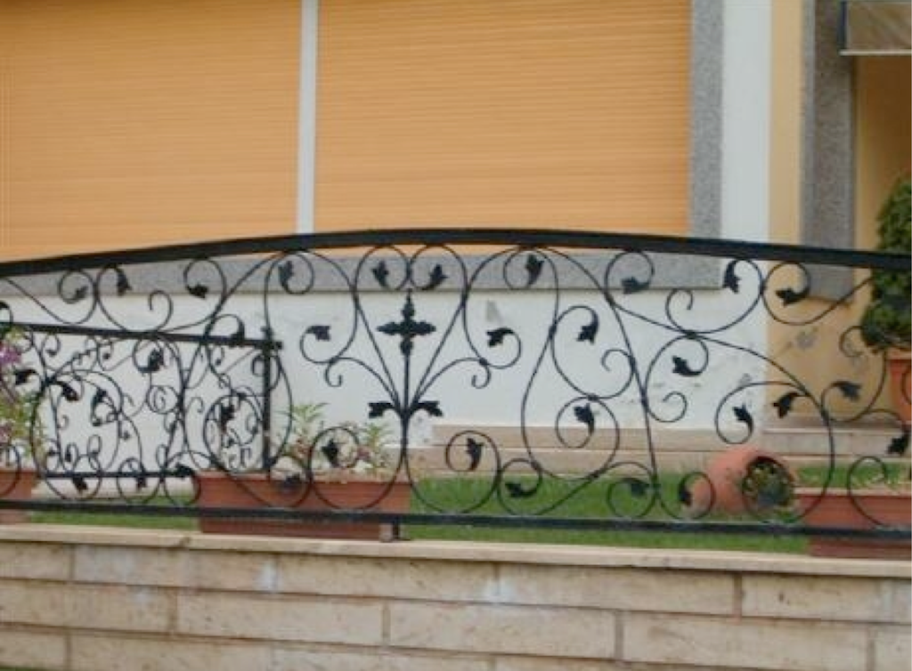 Grille, clôture, en, fer, forgé, extérieur, jardin, villa, maison, pas, cher, fabricant, Maroc, Marrakech