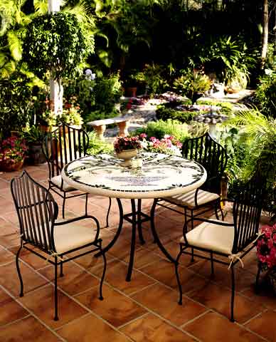 mobilier de jardin – canapé de jardin – fauteuil de jardin – meubles de jardin – canapé fer forgé -