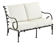 canapé en fer forgé – canapé de jardin – banc en fer forgé – banquette en fer forgé – siège de jardin en fer forgé – salon de jardin – salon en fer forgé 