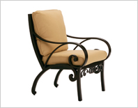 fauteuil de jardin – fauteuil en fer forgé – fauteuil design – banc design  - banquette de jardin-  