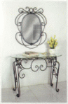 miroir en fer forgé - commode en fer forgé - console en fer forgé