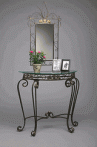 miroir en fer forgé - commode en fer forgé - console en fer forgé