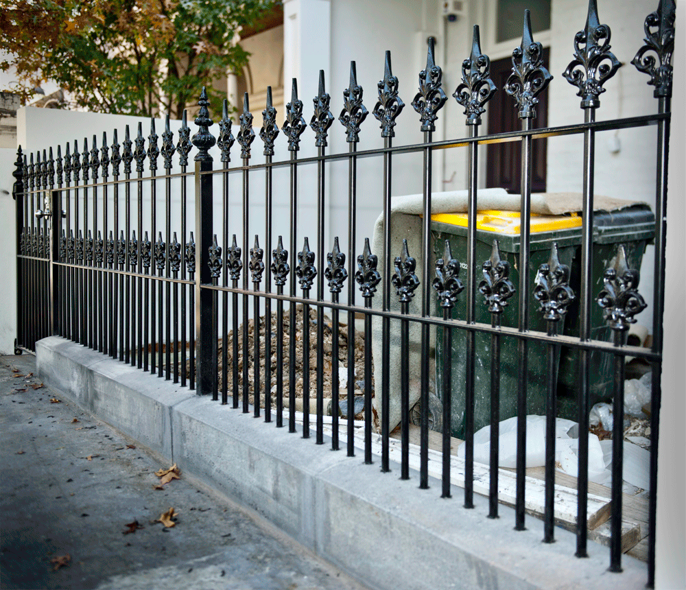 Grille, clôture, en, fer, forgé, extérieur, jardin, villa, maison, pas, cher, fabricant, Maroc, Marrakech