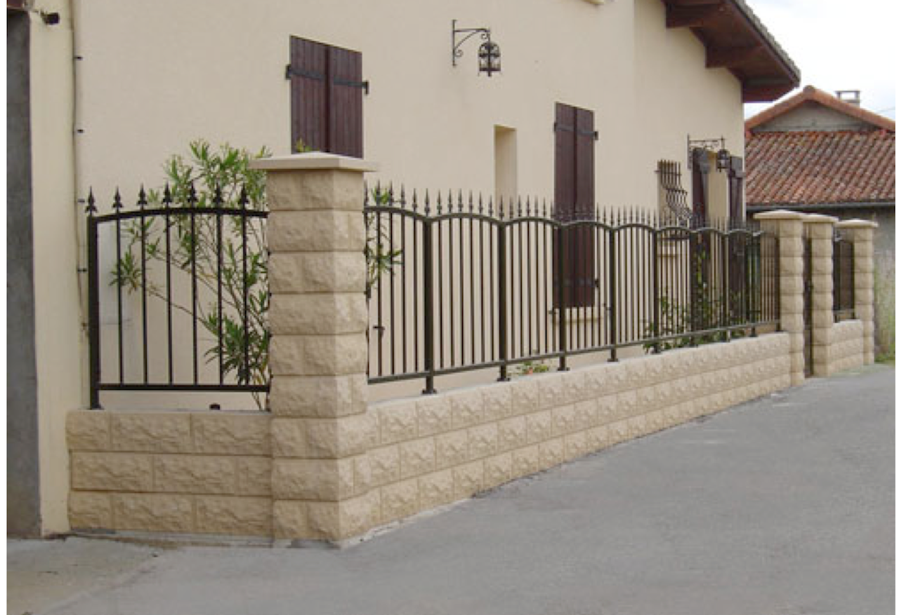 Grille, clôture, en, fer, forgé, extérieur, jardin, villa, maison, pas, cher, fabricant, Maroc, Marrakech