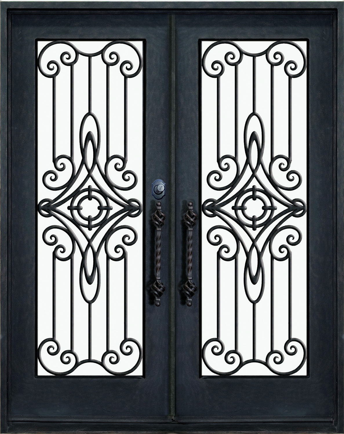 Porte, d’entrée, en, fer, forgé, porte, en, fer, porte, en, acier, design, 