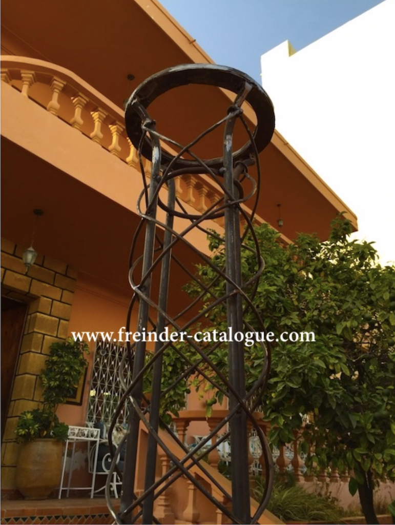 pergola, en, fer, forge, marrakech, maroc