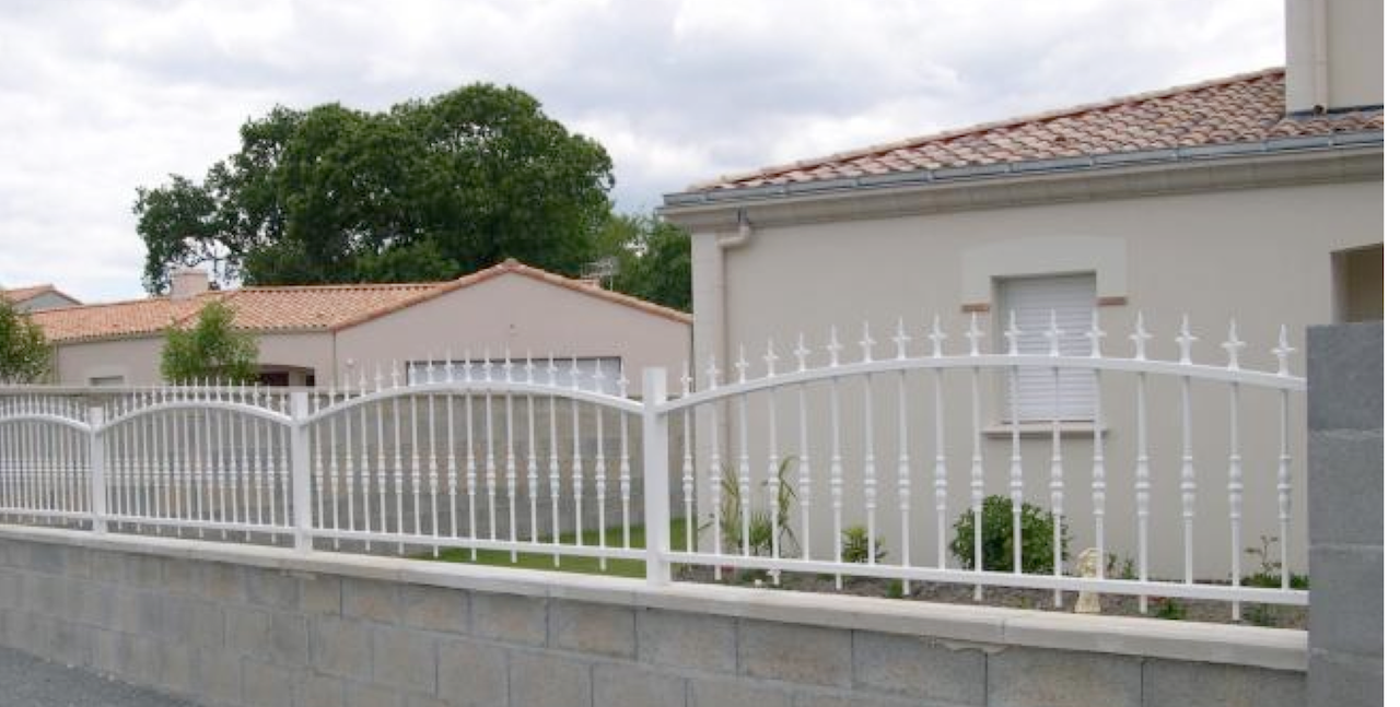 Grille, clôture, en, fer, forgé, extérieur, jardin, villa, maison, pas, cher, fabricant, Maroc, Marrakech